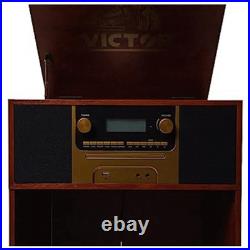 Victor Boyleston Turntable Music Center Mahogany Refurbished Grade Very Good