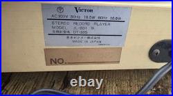 Victor JL-B31 Direct Drive Turntable Analog Record Player Vintage Confirmed Work
