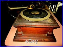 Victor Model 5 Phonograph Gramaphone Antique 1908 Record Player Outstanding