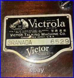 Victor Phonographs Granada Model 6529 Console Cabinet Phonograph Record Player