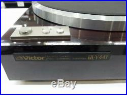 Victor QL-Y44F Automatic Turntable Audio Record Player Tested Working Used