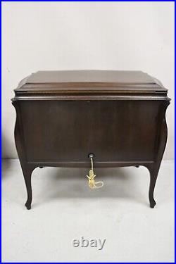 Victor VE-230 VV-230 Flat Top Mahogany Cabinet Electric Victrola Record Player