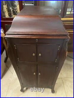 Victor Victrola Antique Phonograph Cabinet Record Player