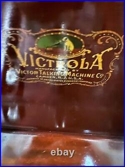 Victor Victrola Antique Phonograph Cabinet Record Player