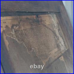 Victor Victrola VV-1V Antique Phonograph Record Player Oak Parts Or Repair Nice