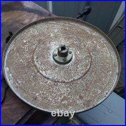 Victor Victrola VV-1V Antique Phonograph Record Player Oak Parts Or Repair Nice