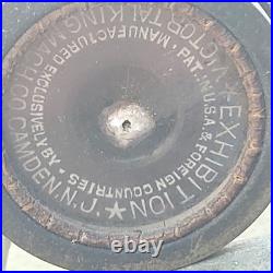 Victor Victrola VV-1V Antique Phonograph Record Player Oak Parts Or Repair Nice