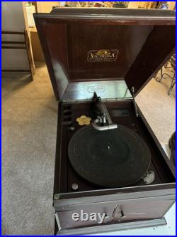 Victoria Wind Up Record Player In Need of Care Victoria Wind Up Record Player In Need of Care