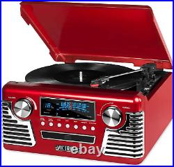 Victrola 50'S Retro Bluetooth Record Player & Multimedia Center with Built-In Sp