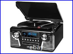Victrola 50's Retro Bluetooth Record Player, Black multimedia NEW