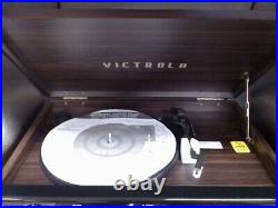 Victrola 6-in-1 Wood Bluetooth Record Player w 3-Speed Turntable VTA-270B-ESP