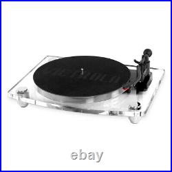 Victrola Acrylic Bluetooth 40 watt Record Player with 2-Speed Turntable and