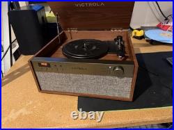 Victrola Century 5-in-1 Turntable Record Player Bluetooth CD Cassette Walnut