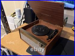 Victrola Century 5-in-1 Turntable Record Player Bluetooth CD Cassette Walnut