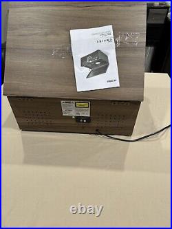 Victrola Empire Mid-Century 6-in-1 Turntable with 3 Speed Record Walnut