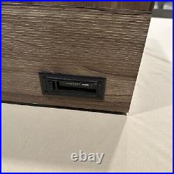 Victrola Empire Mid-Century 6-in-1 Turntable with 3 Speed Record Walnut