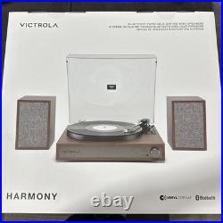 Victrola Harmony Turntable System, Bluetooth, Wired Bookshelf Speakers