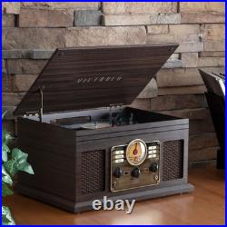 Victrola Hawthorne 7-in-1 Wood Record Player Factory Direct