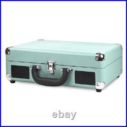 Victrola Journey Bluetooth Suitcase Record Player 3-Speed Turntable Turquoise