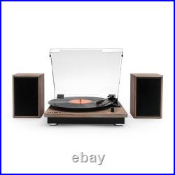 Victrola Montauk Vinyl Record Player, Farmhouse Walnut Finish Victrola Montauk Vinyl Record Player, Farmhouse Walnut Finish