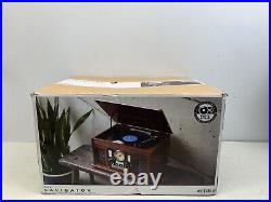 Victrola Navigator 8-in-1 Classic Bluetooth Record Player Mahogany