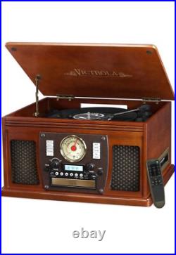 Victrola Navigator 8-in-1 Classic Bluetooth Record Player with USB Encoding and Victrola Navigator 8-in-1 Classic Bluetooth Record Player with USB Encoding and