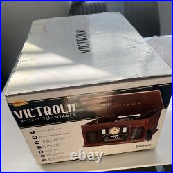 Victrola Navigator 8-in-1 Classic Bluetooth Record Player with USB Encoding and Victrola Navigator 8-in-1 Classic Bluetooth Record Player with USB Encoding and