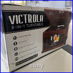 Victrola Navigator 8-in-1 Classic Bluetooth Record Player with USB Encoding and Victrola Navigator 8-in-1 Classic Bluetooth Record Player with USB Encoding and