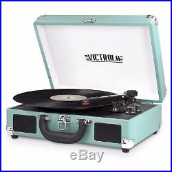 Victrola Portable Suitcase Record Player Turntable With Bluetooth 550BT-TU-New