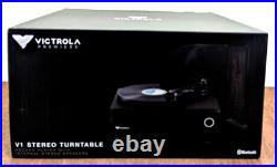 Victrola Premiere V1 Sound Bar Turntable Record Player with Built-In Speakers