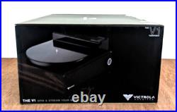 Victrola Premiere V1 Sound Bar Turntable Record Player with Built-In Speakers