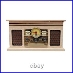 Victrola Quincy Wood Bluetooth Record Player 6in1 Natural VTA-200B-Natural Wood Victrola Quincy Wood Bluetooth Record Player 6in1 Natural VTA-200B-Natural Wood