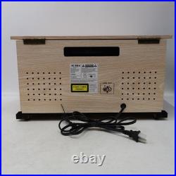 Victrola Quincy Wood Bluetooth Record Player 6in1 Natural VTA-200B-Natural Wood Victrola Quincy Wood Bluetooth Record Player 6in1 Natural VTA-200B-Natural Wood