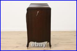 Victrola Record Player Antique Oak Phonograph VV-XI Records #55317
