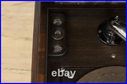 Victrola Record Player Antique Oak Phonograph VV-XI Records #55317