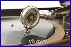 Victrola Record Player Antique Oak Phonograph VV-XI Records #55317