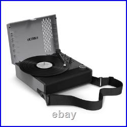 Victrola Revolution GO Portable Rechargeable Record Player Gray