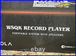 Victrola Stranger Things WSQK Record Player Turntable System With Speakers New
