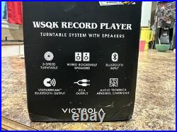 Victrola Stranger Things WSQK Record Player Turntable System With Speakers New