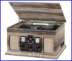 Victrola The Quincy 6-in-1 Bluetooth Record Player Gray