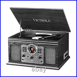 Victrola The Quincy 6-in-1 Bluetooth Record Player & Multimedia Center