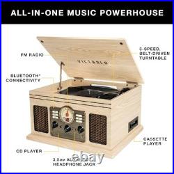Victrola The Quincy 6-in-1 Bluetooth Record Player & Multimedia Center