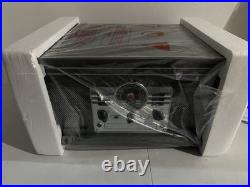 Victrola The Quincy 6-in-1 Bluetooth Record Player & Multimedia Center with B