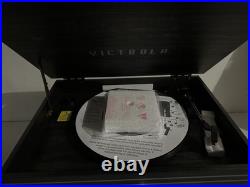 Victrola The Quincy 6-in-1 Bluetooth Record Player & Multimedia Center with B