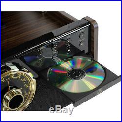 Victrola Turntable 6-in-1 Wood Bluetooth Record Player 3-Speed with Stand