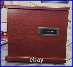 Victrola VTA-600B-ESP 8-in-1 Nostalgic Record Player with Turntable Espresso