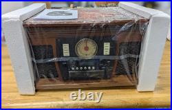 Victrola VTA-600B-ESP 8-in-1 Nostalgic Record Player with Turntable Espresso