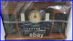 Victrola VTA-600B-ESP 8-in-1 Nostalgic Record Player with Turntable Espresso