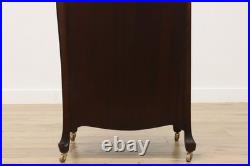 Victrola VV-XI Record Player Antique Oak Phonograph, Records #55626