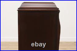 Victrola VV-XI Record Player Antique Oak Phonograph, Records #55626